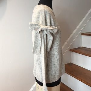 NWT Ann Taylor Bow Sleeve Sweater